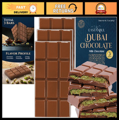 Premium Pistachio Chocolate Bar 7.5oz – Dubai Knafeh with Shredded Phyllo Dough