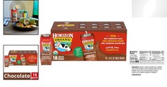 Ready-to-Drink Organic Chocolate Milk Boxes – 8 fl oz, Non-Refrigerated, 18 Pack