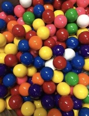 2 Lb pounds of Assorted Flavor 1″ Gumballs Bulk Vending machine Dubble Bubble