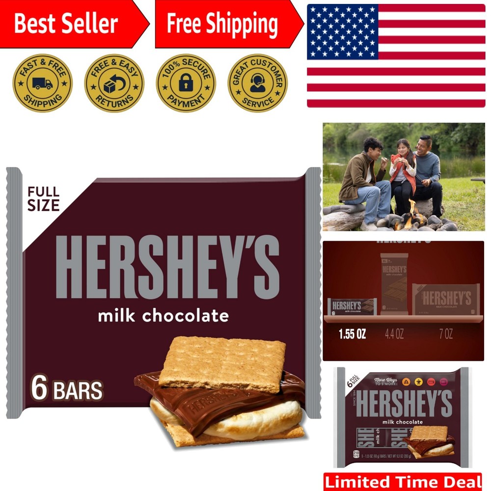 Indulge in Classic Milk Chocolate Candy Bars – Ideal for Movie Nights & Gifts