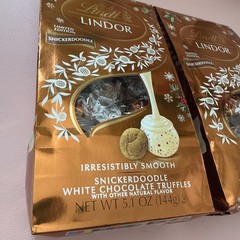 Lindt Lindor Snickerdoodle White Chocolate Truffles 2X 5.1 Oz EXP 8/31/26