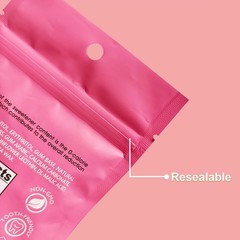DC24 DAILY CARE Gum, Aspartame Free & Sugar Free, 50 Count (Pack of 1), Pink