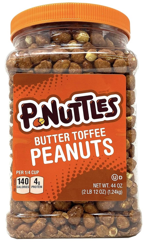 P-Nuttles Butter Toffee Covered Peanuts,Sweet Salty Snack, Toffee…