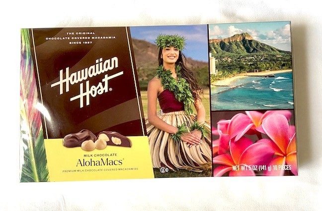 Hawaiian Host Chocolate AlohaMacs Milk Chocolate 5oz 141g 10pieces Box NEW