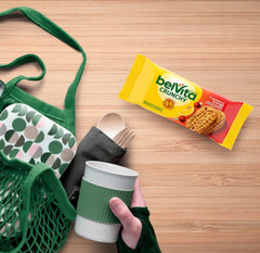 belVita Cranberry Orange Breakfast Biscuits, 8 Packs (4 Biscuits Per Pack)