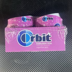 Orbit Bubble Gum Cups, Bubble Mint, 55 pieces bottle, 4-Count