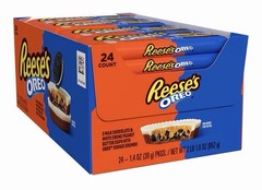 Reese’s Oreo Chocolate Peanut Butter Cups with Cookie Crumbs 24 Pack Box