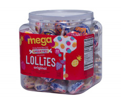 Mega Smarties Lollies Mega 60 Count 4 lbs 1 oz.