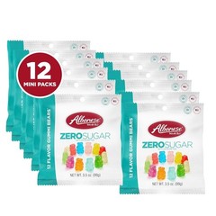 Flavor Explosion: Sugar-Free Gummy Bears – 12 Delicious Varieties, 3.5oz Bags