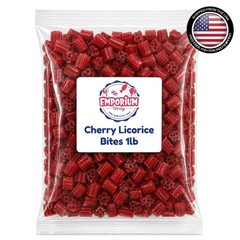 Value Bag of Cherry Licorice Bites – 16 oz Chewy Candy for Any Occasion