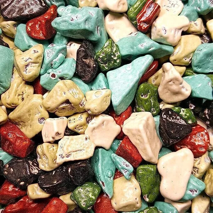 Soft Chocolate Stone Candy | Colourful Rock Candies, Packaging Type: Loose