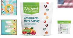 Healthy Sugar Free Hard Candy Creamsicle Swirl 2.5lb 252 Count Fiber Vitamin C
