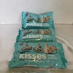 3 Bags ~ Hersheys Kisses Sugar Cookie Flavored. BB 5/2025