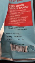 (7) Smart Sweets Sweet Fish Red Twists Low Sugar Plant Based Vegan Candy Bags