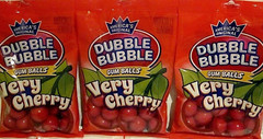 DUBBLE BUBBLE-“VERY CHERRY” Flavored Loose Gum Balls {3 BAGS}