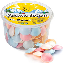 Gerrit’S Original Satellite Wafers, Filled with Assorted Candy Beads, 100 Count