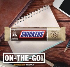50 x 44g Snickers Chocolate Candy Bar Milk Chocolate Peanuts Caramel Nougat Kids
