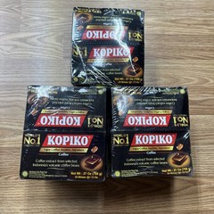 3 X Kopiko Coffee Hard Candy 1.13 Ounce Coffee Flavor Energy 24 Blister Packs