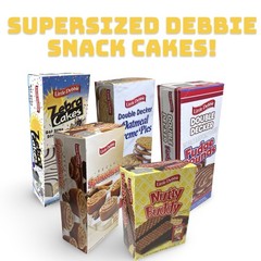 Little Debbie Large Sized Double Decker Rounds, Individually Wrapped (Fudge, Pac