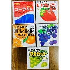 Japanese Bubble Gum Lot Assort Pack Marukawa 50 pc mini boxes & Fusen Bear 60 pc
