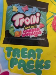 36 Trolli Sour Brite Garden Dwellers Sealed Treat Packs Total 21.6 Oz. BB: 10/26