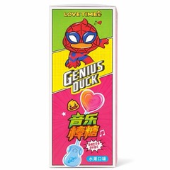 2 Pack Musical Candy Lollipop Toy Fruit Flavor Novelty Sweet Kids Party Gift New