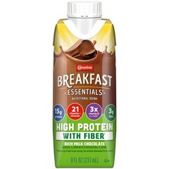 High Protein W/ Fiber Ready-to-Drink 8 FL OZ Carton Rich Milk Chocolate 8 Fl Oz