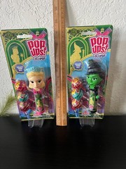 Flix Candy WICKED Glinda & Elphaba Pop Up Lollipop New on Blister Card