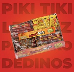 DINOS MIX SURTIDO DE DULCES DE TAMARINDO PICOSITOS – CAJA GRANDE CON 100 PIEZAS