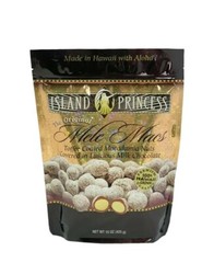 Made in Hawaii Island Princess Mele Macademia nuts Milk Chocolate Toffee 15 Oz