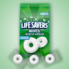 Life Savers Wint-O-Green Breath Mints Hard Candy, 44.93 oz. Party Size Bag