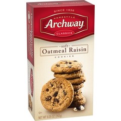 Archway Cookies, Classic Soft Oatmeal Raisin Cookies, 9.25 Oz (Pack of 9)