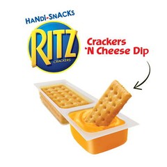 Crackers and Cheese Dip Snack Packs, 10 Pack