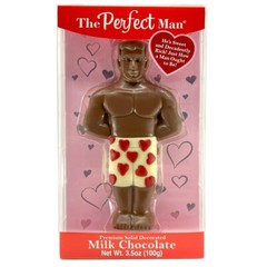 The Perfect Man – Premium Solid Decorated Milk Chocolate – 3.5 oz – BB 09/2026