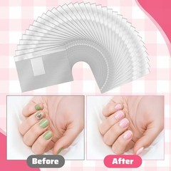 Ptwola 1000pcs Aluminium Foils Nails Polish Remover, Soak Off Wraps Finger Nail