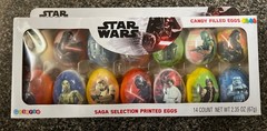 Star Wars Saga Selection Printed Candy Filled Eggs 14 Count 2.35 oz RARE