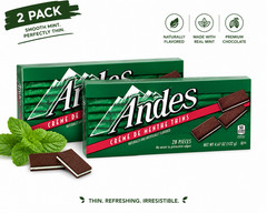 Andes Creme De Menthe Thins – 28 pcs- Pack of 2