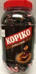 1 Jar, Kopiko Cappuccino Candy or Coffee Candy 28.2 Oz Bulk 200 Pieces of Candy