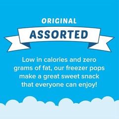 Fla-Vor-Ice Assorted 6 Fruity Flavors Ice Pops 1.5 oz 100 count Fast Shipping