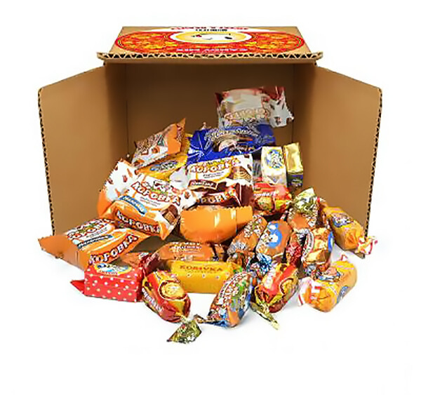 Russian Sweets Candy Mix Chocolate & Toffee Candies Assortment 2lb/900g