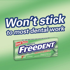 3x Packs Wrigley’s Freedent Peppermint Gum | 15 Sticks Per Pack | Fast Shipping