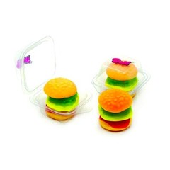 Party Burger Trolls Mini Soft Gummies Juices Fruit Jellies Candies 170g (5.99oz)