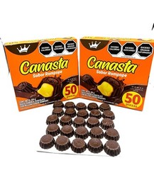 LA CORONA Canasta (2 PACK) Sabor Rompope 50 Piezas 325 gr. | Chocolate