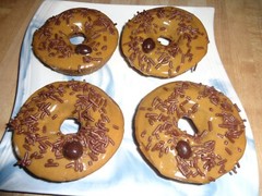 MOIST AND FLUFFY HOMEMADE BAKED COFFEE DONUTS (8 DONUTS)