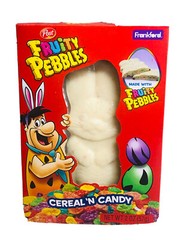 Cereal and Candy Bunny made With Fruity Pebbles:2 oz/57 gm Frankford See Below