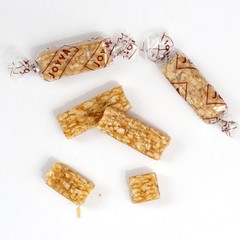 Sesame Crunch Bars, 1 Pound Bulk Bag, Honey Sesame Individually Wrapped Candy