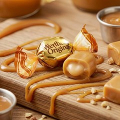 Caramel Filled Creamy Hard Candy Bulk, Soft Center 16 Ounce (Pack of 1)