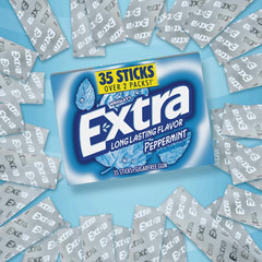 Full Box 6x Packs Wrigley’s Extra Peppermint Chewing Gum | 35 Sticks Per Pack |