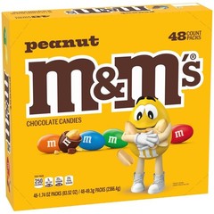 Peanut Chocolate Candy for Parties – 48 Individually Wrapped