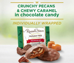 Russell Stover Sugar-Free, 4 Flavor Mix Assorted Chocolate Candy Bars (4 Pounds)